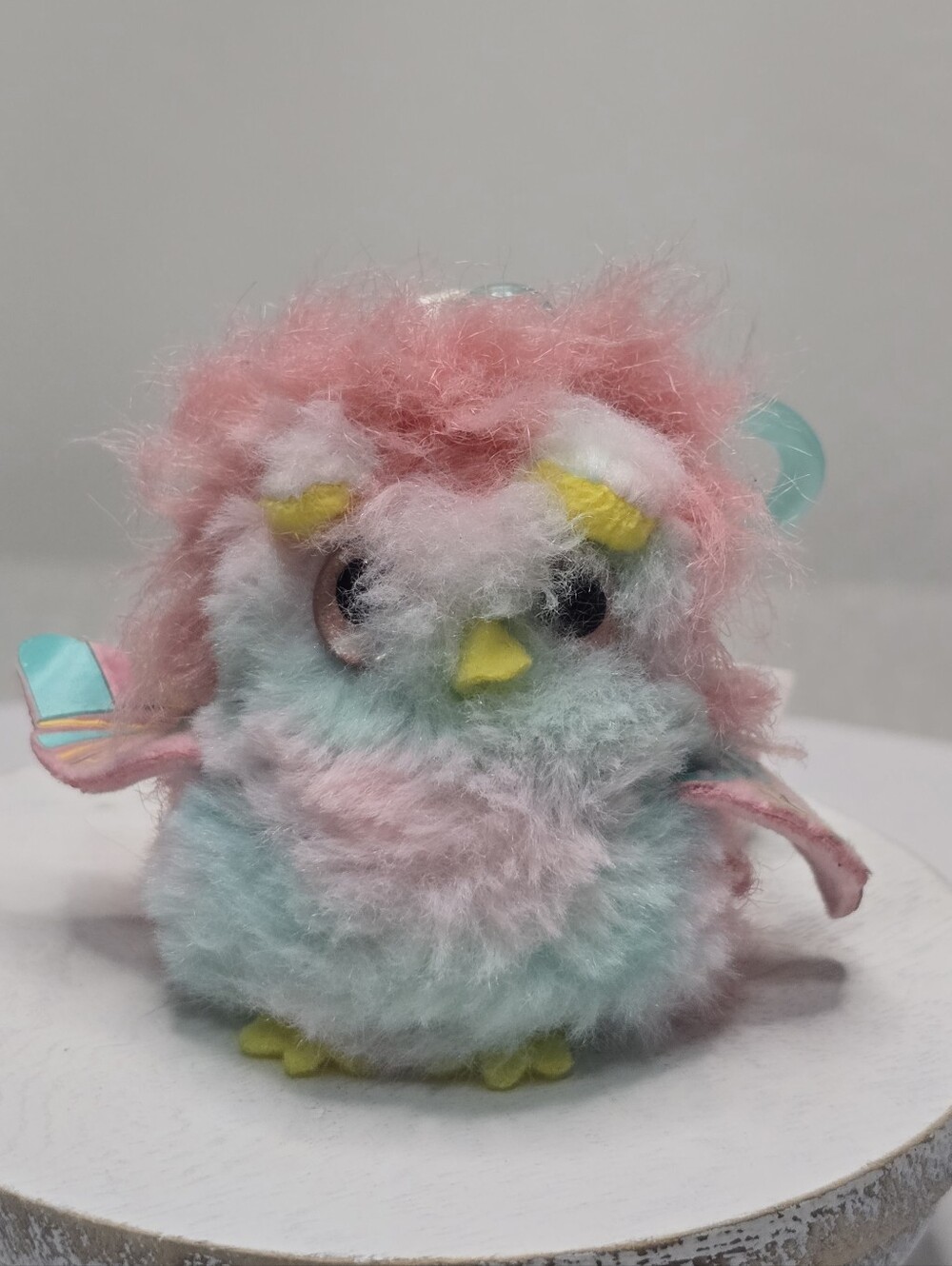 2018 Spin Master Hatchimals Plush Stuffed Owl Small Keychain Clip